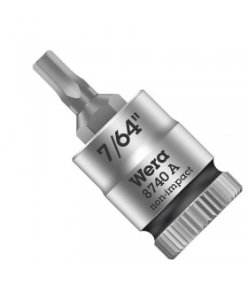 Wera 8740 A Zyklop 1/4" Lokma HexPlus Bits 28mm 7/64" 05003382001