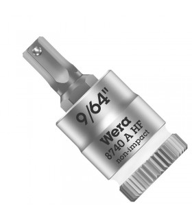 Wera 8740 A HF Zyklop 1/4" Lokma HexPlus Bits 28mm 9/64" 05003384001