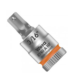 Wera 8740 A HF Zyklop 1/4" Lokma HexPlus Bits 28mm 3/16" 05003386001