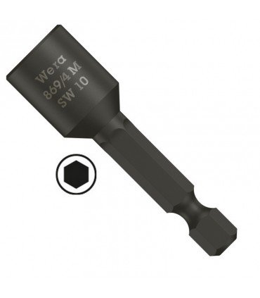 Wera 869/4 Nutsetter Bits Bağlantılı Lokma 65x10mm 05060282001