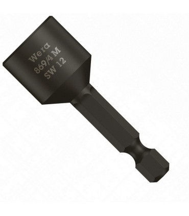 Wera 869/4 M SB Nutsetter Bits Bağlantılı Lokma Mıknatıslı 12x50mm 05073507001