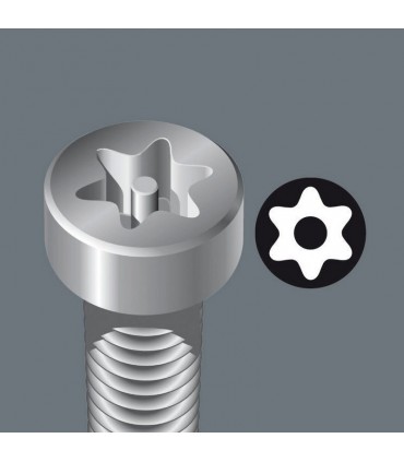 Wera 867/1 Z Delikli Torx BO Bits Uç 25mm TX15 05066505001
