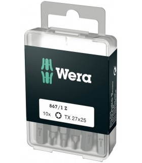 Wera 867/1 Z Torx Bits Uç 25mm TX27 10 Adet 05072410001