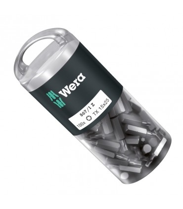 Wera 867/1 Z Torx Bits Uç 25mm TX15 100 Adet 05072447001