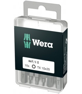 Wera 867/1 Z Torx Bits Uç 25mm TX10 10 Adet 05072406001