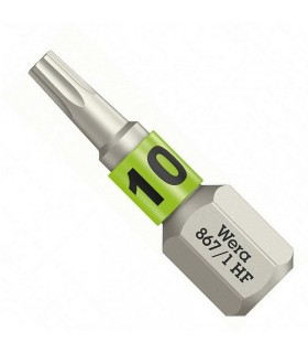 Wera 867/1 Torx HF Bits TX10x25mm 05066140001