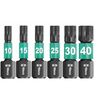 Wera 867/1 IMP DC Torx Bits Uç 25mm TX30 10 Adet 05057626001