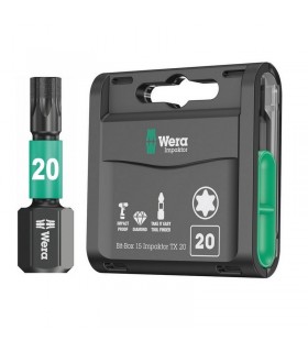 Wera 867/1 IMP DC Torx Bits Uç 25mm TX20 15 Adet 05057772001