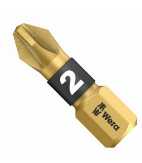 Wera 855/ BDC Pozidriv 25mm PZ2 Bits Uç 05056702001