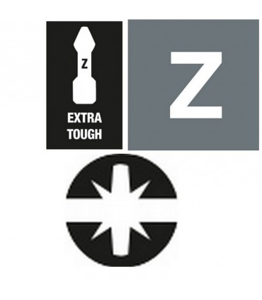 Wera 855/4 Pozidriv Düz Bits Uç 70mm PZ/S2 05059897001