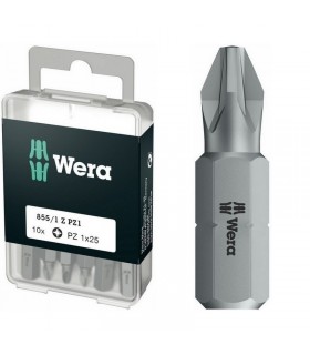 Wera 855/1 Z Pozidriv Bits Uç 25mm PZ1 10 Adet 05072403001