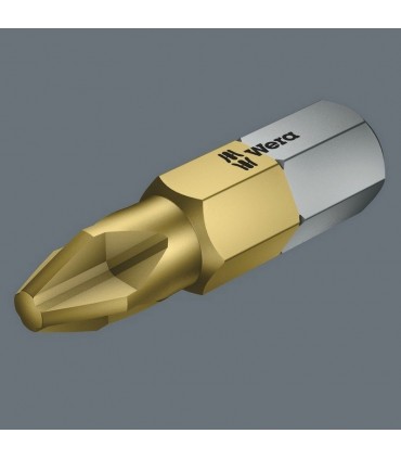 Wera 855/1 TIN Pozidriv Bits PZ2x25mm 05480222001