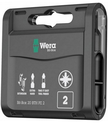 Wera 855/1 BTH Pozidriv 25mm PZ2 20 Adet 05057762001