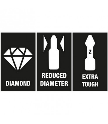 Wera 853/4 DC Harpoon Yıldız Bits Uç 152mm PH2 05161011001