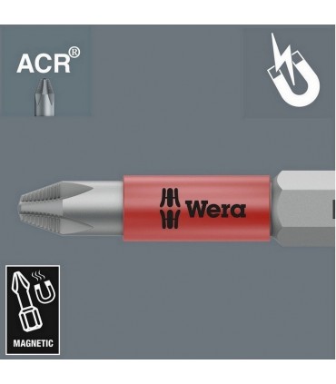 Wera 853/4 ACR Yıldız Mıknatıslı Bits PH2x50mm 05323780001