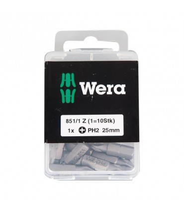 Wera 851/1 Z Yıldız Bits Uç 25mm PH2 10 Adet 05072401001