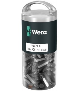 Wera 851/1 Z Yıldız Bits Uç 25mm PH2 100 Adet 05072441001