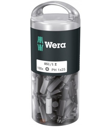 Wera 851/1 Z Yıldız Bits Uç 25mm PH1 100 Adet 05072440001