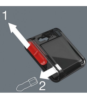 Wera 851/1 IMP DC Yıldız Bits Uç 25mm PH2 15 Adet 05057752001