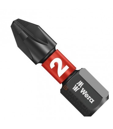 Wera 851/1 IMP DC Yıldız Bits Uç 25mm PH2 10 Adet 05057616001