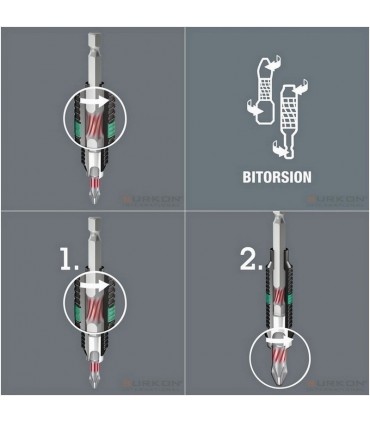 Wera 851/1 BTH Yıldız Bits Uç 25mm PH2 05056412001