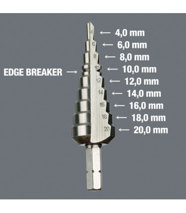 Wera 843 Adımlı Delici Matkap Uç 4-20mm 05104672001