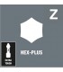 Wera 842/1 Z HexPlus Topbaş Bits Uç 25x6,0mm 05056358001