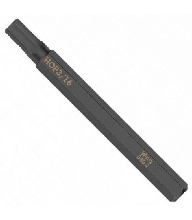 Wera 840 S Darbeli Tornavida için Bits HexPlus 3/16" 70mm 05018156001