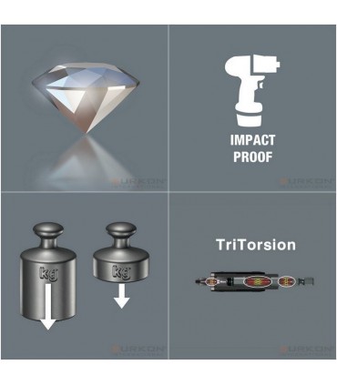Wera 840/4 IMP DC SB HexPlus Bits Uç 50x5mm 05073945001