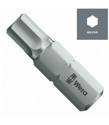 Wera 840/2 Z HexPlus Bits Uç 70x6,0mm 05057562001