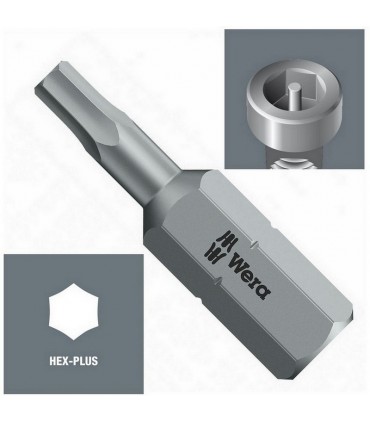 Wera 840/1 Z HexPlus BO Bits Uç 25x5,0mm 05056345001