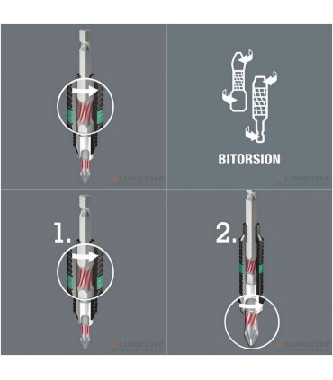 Wera 840/1 IMP DC HexPlus Bits Uç 25x5mm 10 Adet 05057605001
