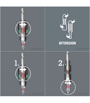Wera 840/1 IMP DC HexPlus Bits Uç 25x3mm 10 Adet 05057603001