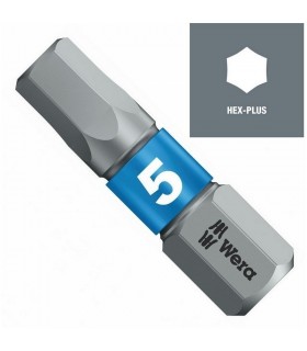 Wera 840/1 BTZ HexPlus Bits Uç 25x5,5mm 05056686001