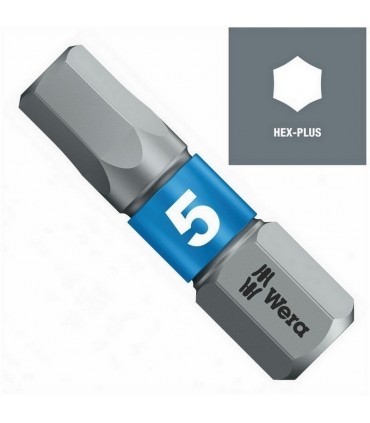 Wera 840/1 BTZ HexPlus Bits Uç 25x3,0mm 05056683001