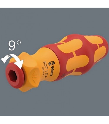 Wera 837i RA VDE Değişken Uçlu İzole Cırcırlı Tornavida Sapı 05057490001