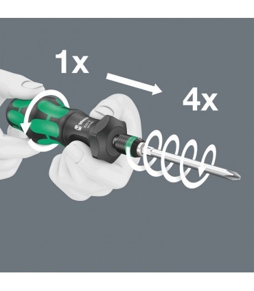 Wera 826 T Kraftform Rapidaptor Turbo Tornavida 05057480001