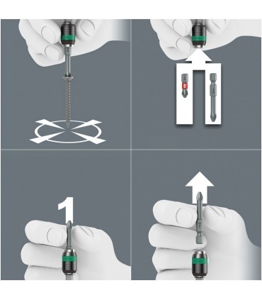 Wera 817 R Rapidaptor Bits Tutuculu Tornavida 05051482001