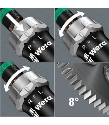 Wera 816 RA Bits Tutuculu Cırcırlı Tornavida 05051461001