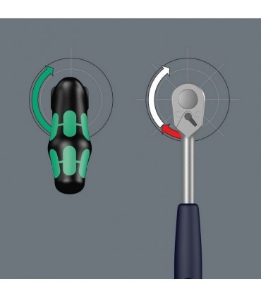 Wera 814 RA Pistol Cırcırlı Tornavida Bits Seti 05051030001