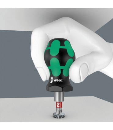 Wera 811/1 Stubby Bits Tutuculu Tornavida Mıknatıslı 1/4" 05008880001