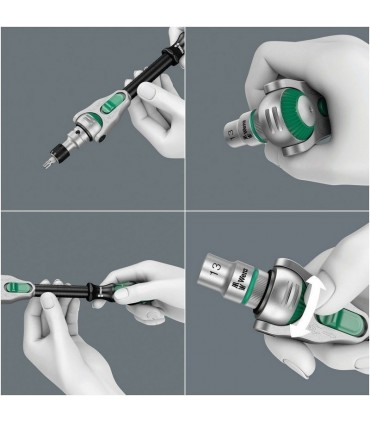 Wera 8100 SC2 Zyklop Speed Cırcır 1/2" Lokma Bits Seti 05003645001