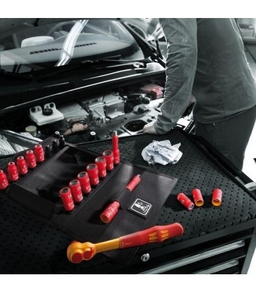 Wera 8100 SB VDE İzole Zyklop Cırcır 3/8" Lokma Seti 05004970001