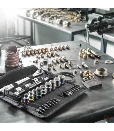 Wera 8100 SB6 Zyklop Speed Cırcır 3/8" Lokma Bits Seti 05004046001