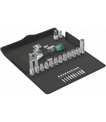 Wera 8100 SB2 Zyklop Speed 3/8" Cırcır Lokma Bits Seti 05004175001