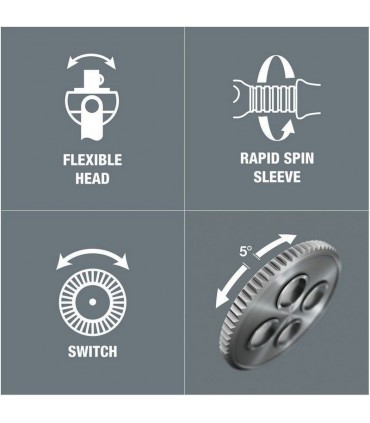 Wera 8100 SB2 Zyklop Speed 3/8" Cırcır Lokma Bits Seti 05004175001