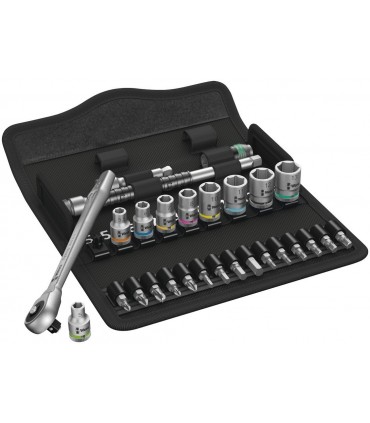 Wera 8100 SA7 Zyklop Cırcır 1/4" Lokma Bits Seti 05004017001