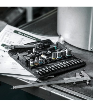 Wera 8100 SA7 Zyklop Cırcır 1/4" Lokma Bits Seti 05004017001