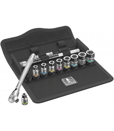 Wera 8100 SA12 HF Zyklop Metal Cırcır 1/4" Lokma Seti 05003756001