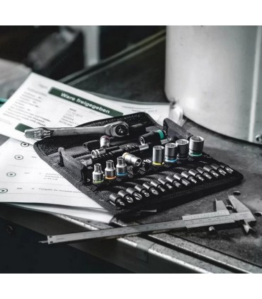 Wera 8100 SA10 Zyklop Metal Cırcır Lokma Bits Seti 1/4" Imperyal 05004020001